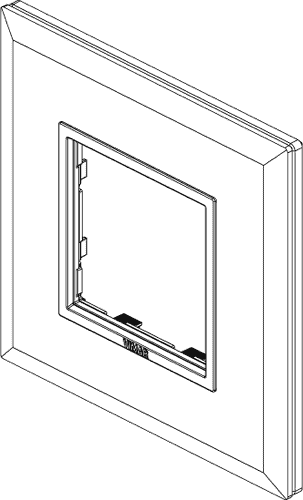 Okrasni okvir 2M Bronze mirror 21642.75