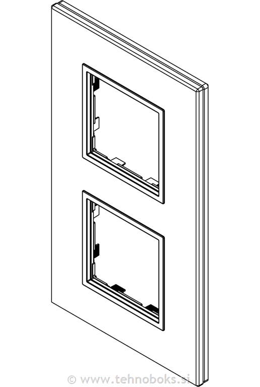 Okrasni okv. 2x2M white diamond 21643.70