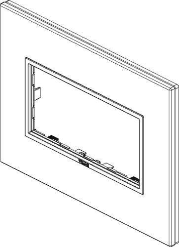 Okrasni okvir 4M Total black d. 21654.88