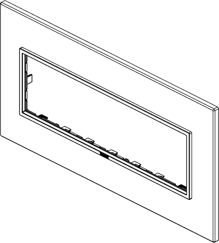 Okrasni okvir 7M Briliant ALU 21657.01