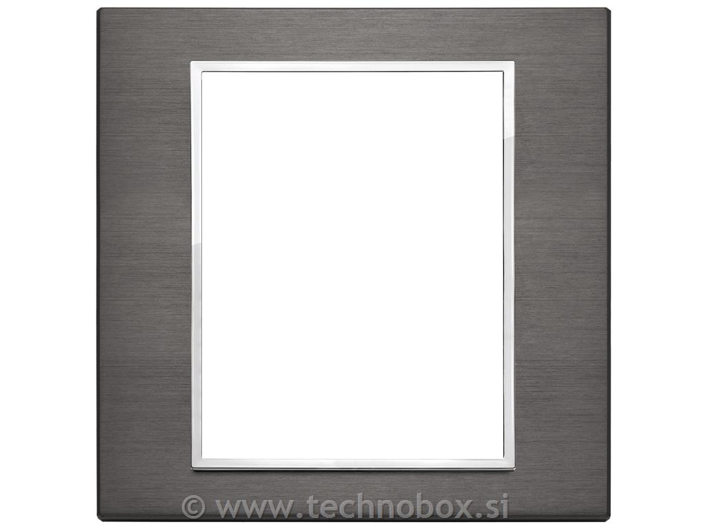 Okvir vimar EIKON 8(4+4)ALU lava GR