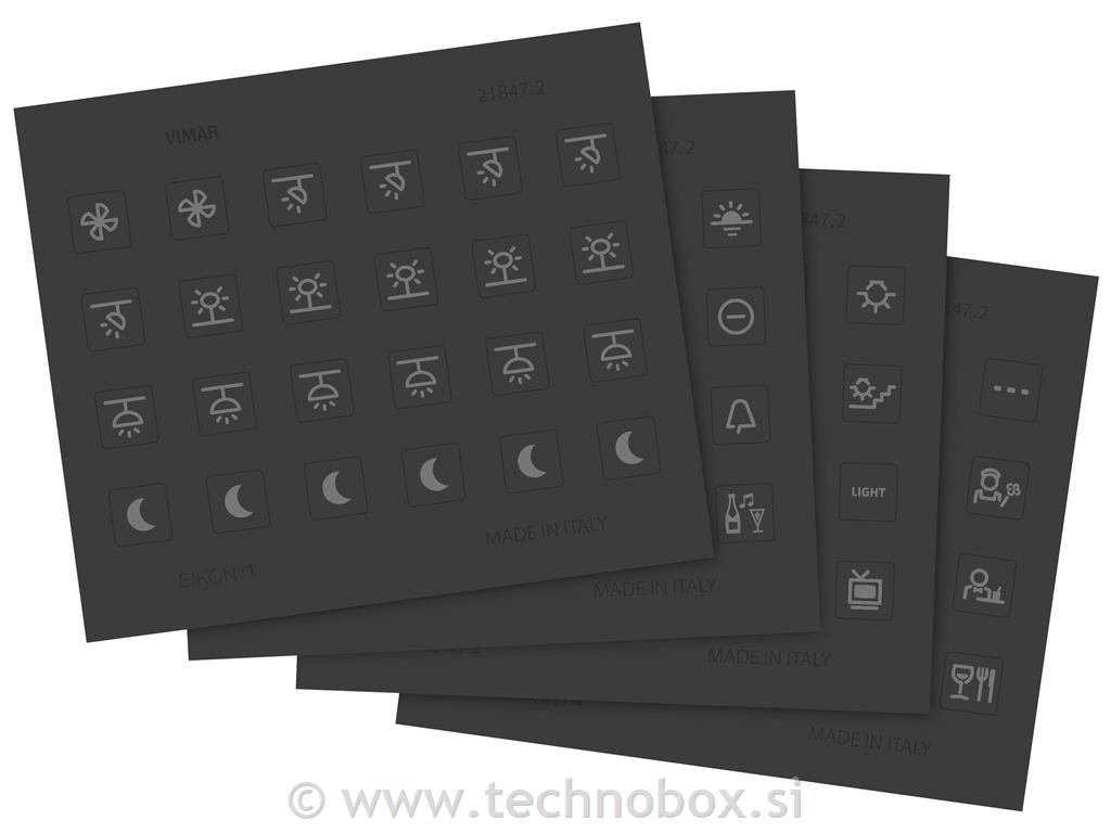 Listi za označbo Eikon Tacti 21847.2