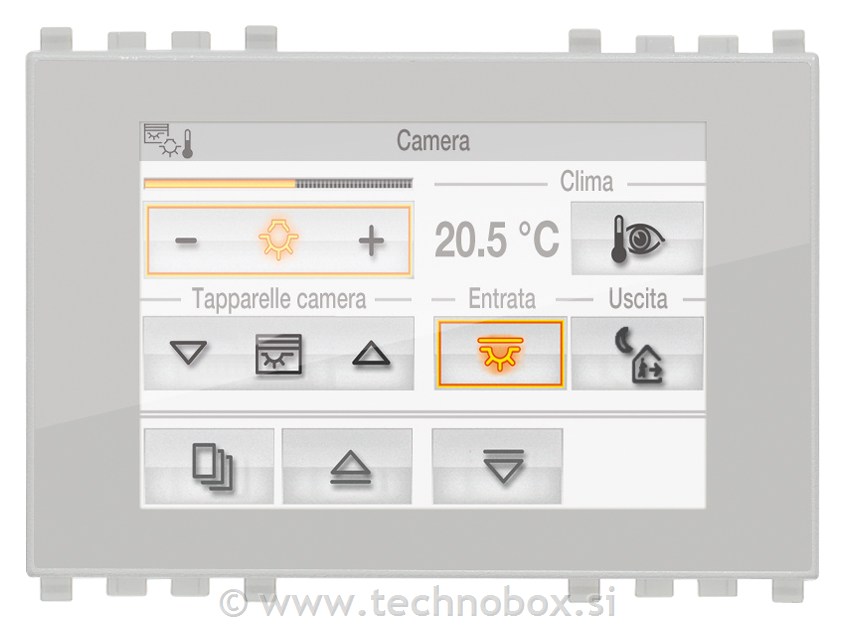 Zaslon na dotik KNX 3M 21849.1.BN