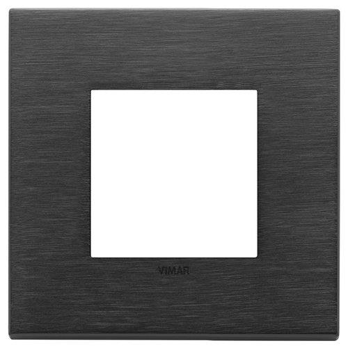 Okvir okrasni 2M kovinski bruš.črn