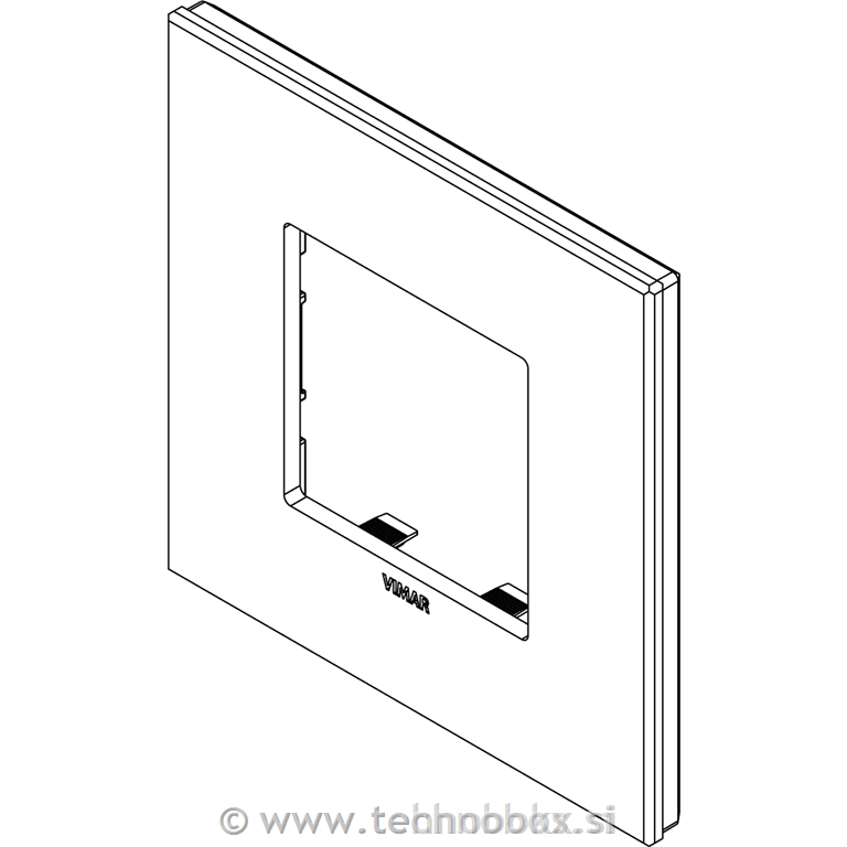 Okrasni okvir 2M satin črno ste 22642.73