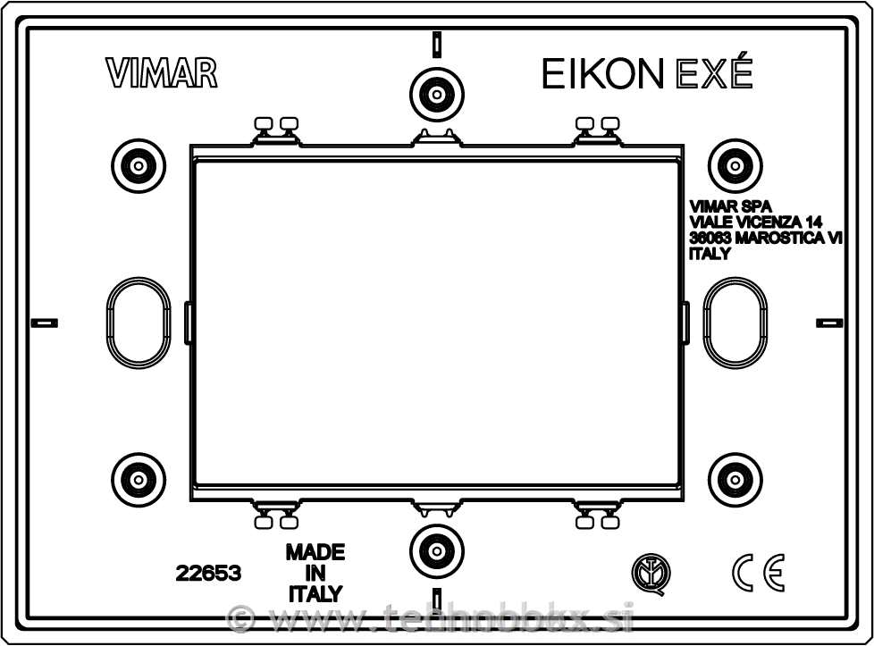 Okvir okrasni 3M kovinski antracit