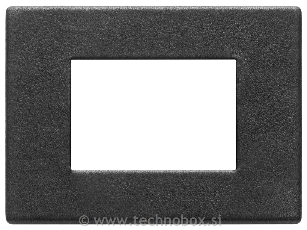 Okrasni okvir 3M črno usnje 22653.23