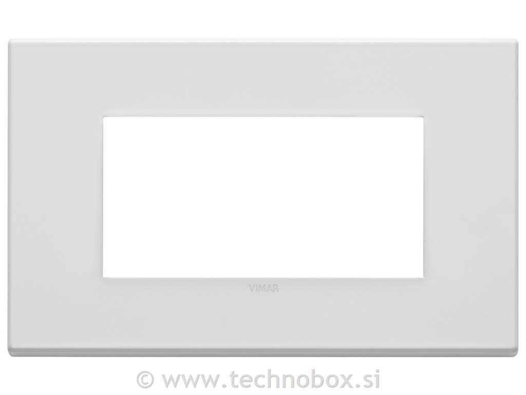 Okvir okrasni 4M kovinski mat bel