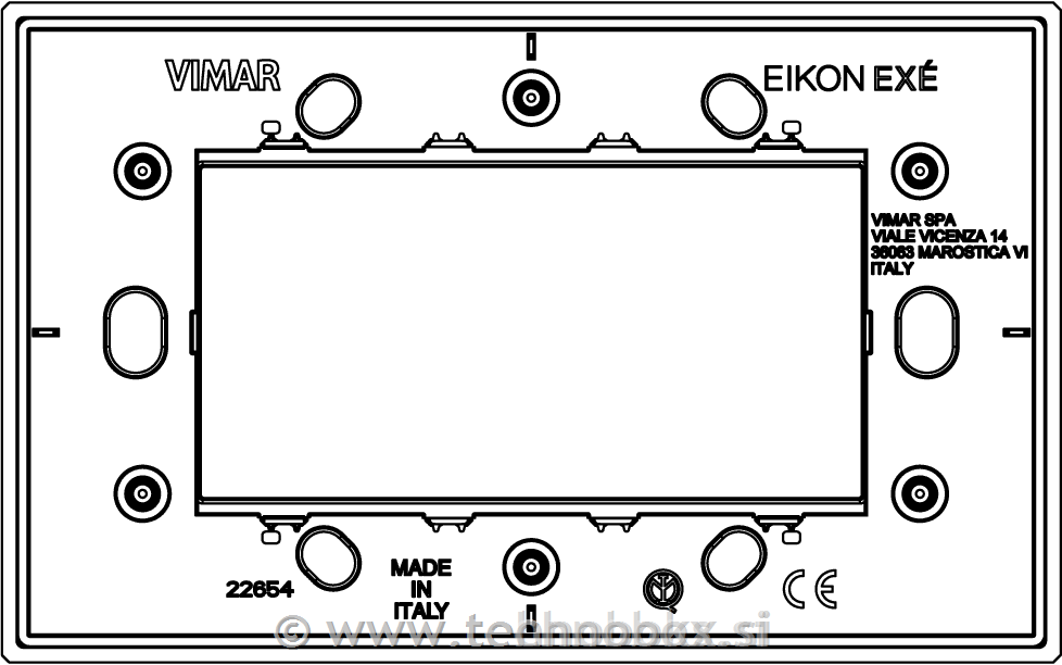 Okvir okrasni 4M kovinski antracit