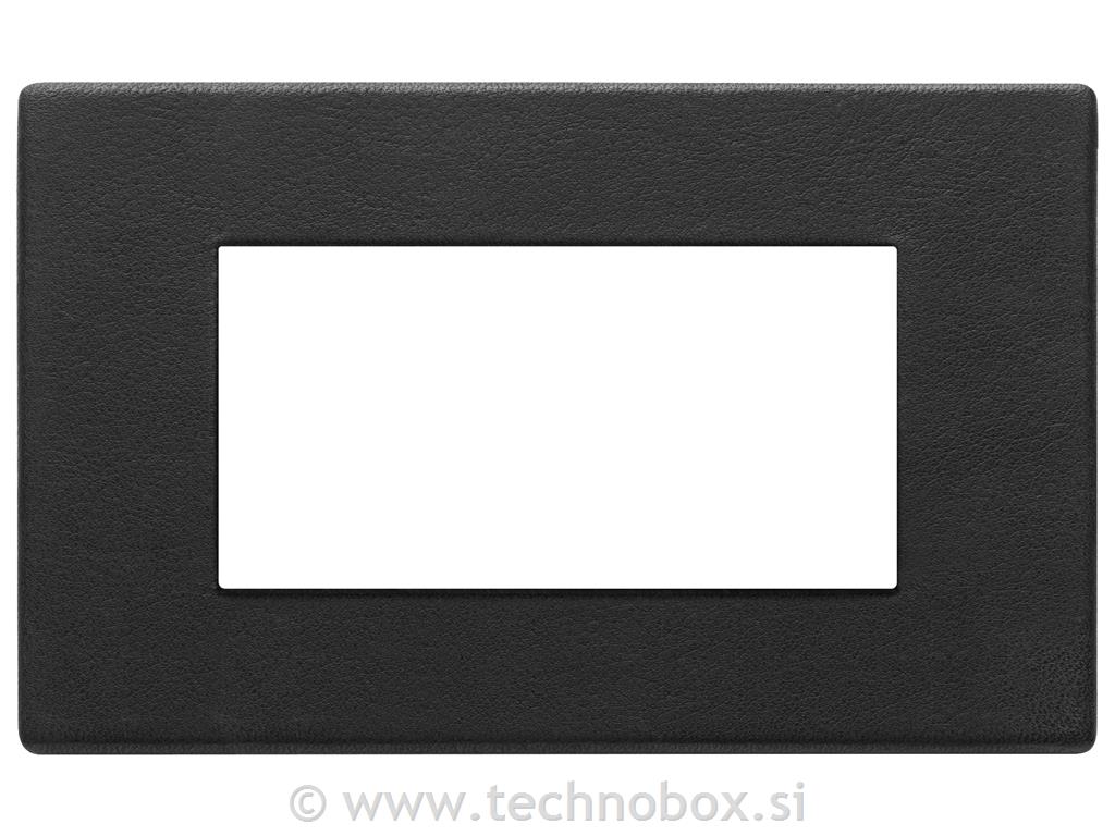 Okrasni okvir 4M črno usnje 22654.23