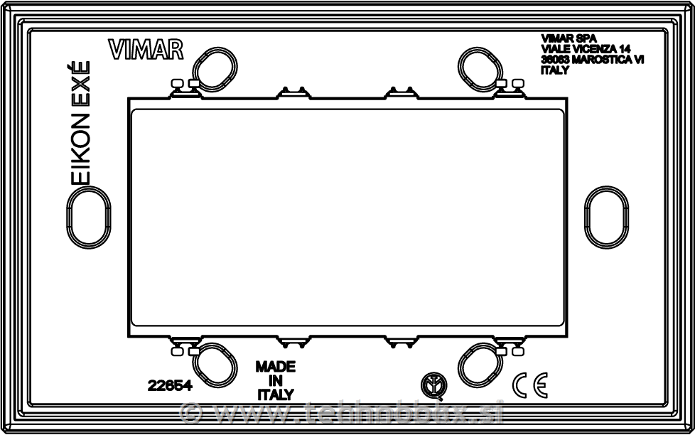 Okrasni okvir 4M satin črno ste 22654.73
