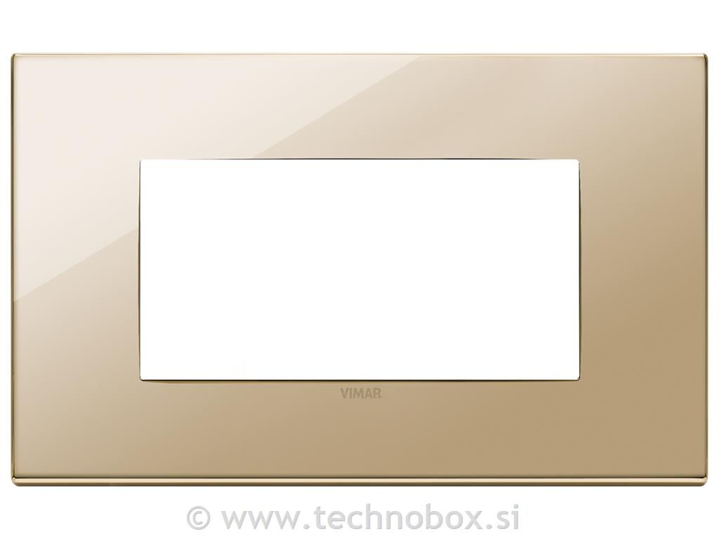 Okvir okrasni 4M kovinski metal gold