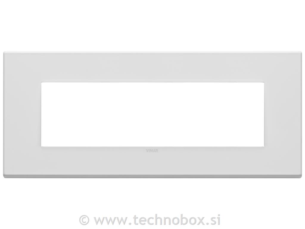 Okvir okrasni 7M kovinski mat bel