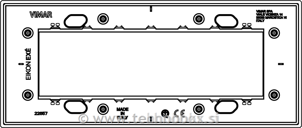 Okvir okrasni 7M kovinski antracit