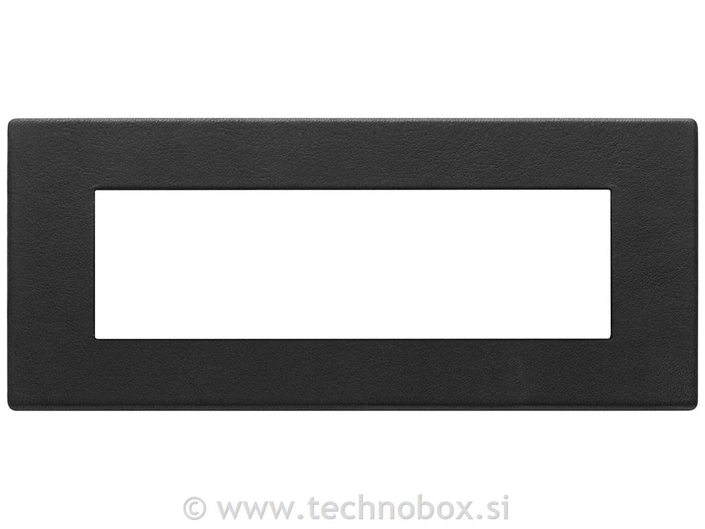 Okrasni okvir 7M črno usnje 22657.23