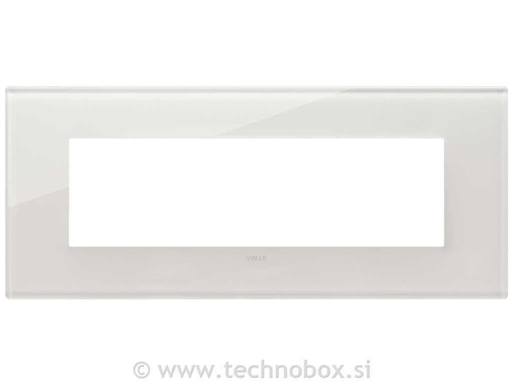 Okvir okrasni 7M steklen mlečno bel