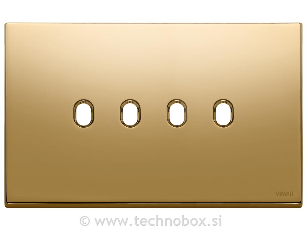 Okvir okrasni 4M Vintage metal gold