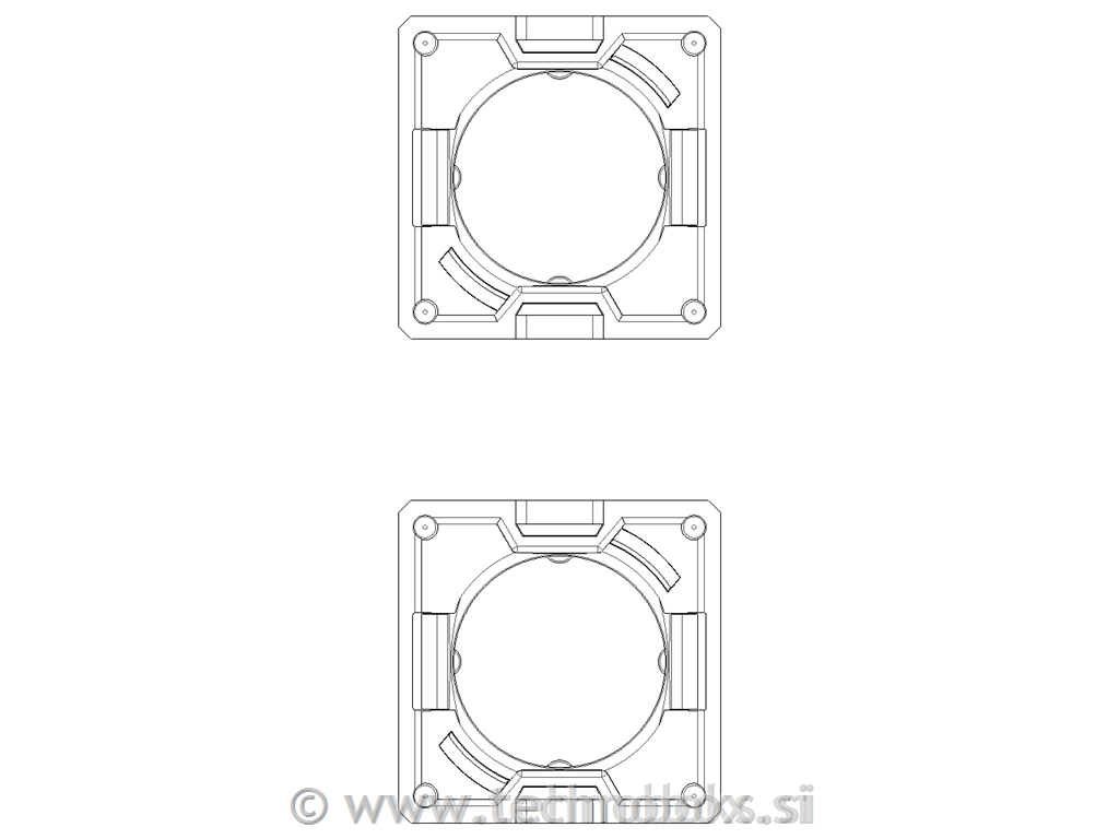 Tipki za EIKON EXE Flat antracit