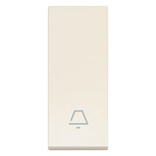 Tipka 1M simbol zvonec bež LINEA