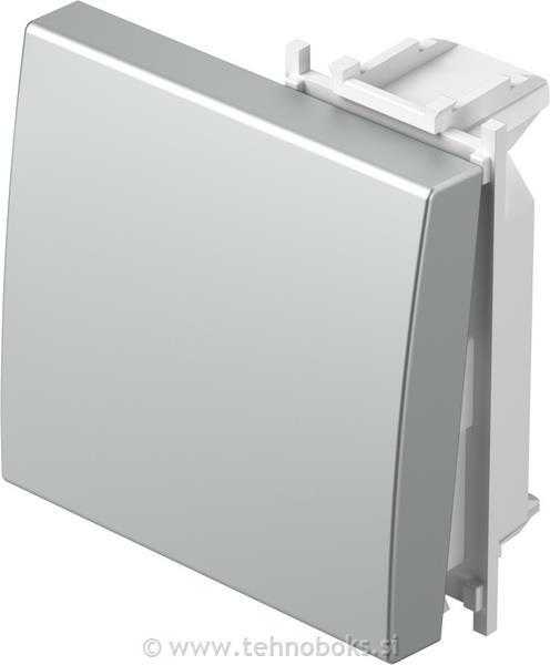 Tipka modul stikala 2M srebrna