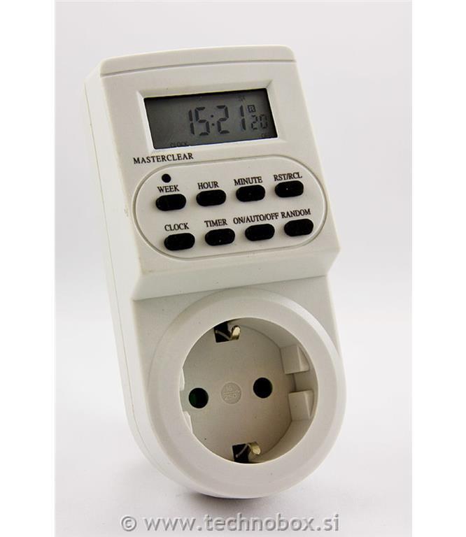 Ura časovna digitalna tedenska