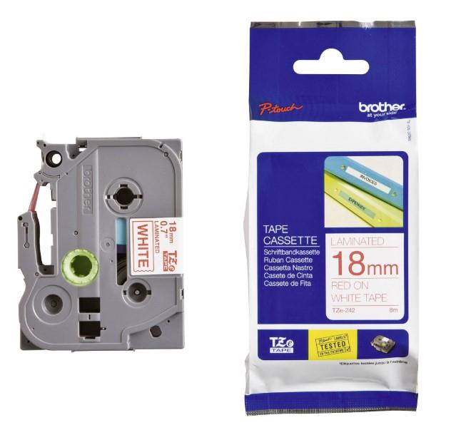 Trak Brother TZe-242 bel/rdeč 18mm