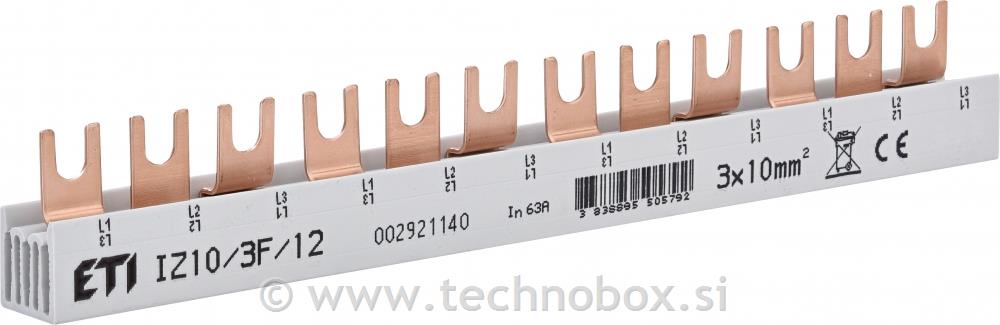 Zbiralka povezovalna 3f za 12M 3X10