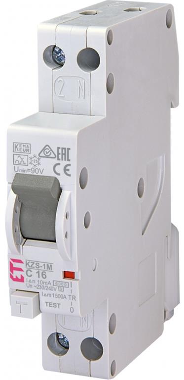 Stikalo zaščitno KZS C 16A/0,01A 1M