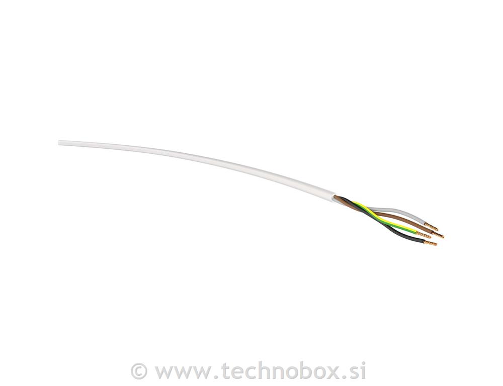 Kabel H05VV-F 4x1mm2 siv