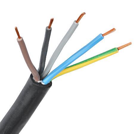 Kabel HO5VV-F 5x1,5mm2 črn