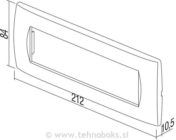 Okvir okrasni modul soft 7M bež