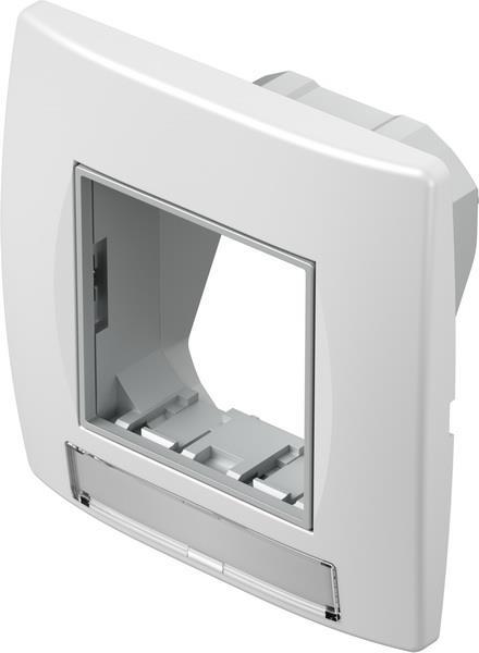 Okvir okrasni/nos. za šuko IP44 2M beli