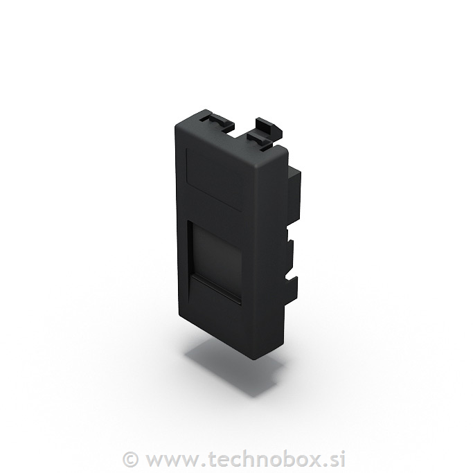 Modul IBC 45 x 22,5 1 x RJ45 brez modula