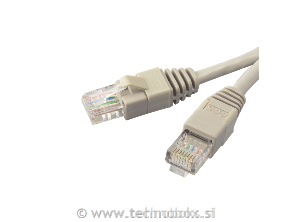 UTP Cat.6A patch kabel 2m - siv