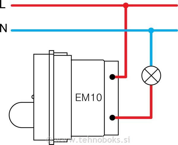 Stikalo modul zatemnilno 300W črn
