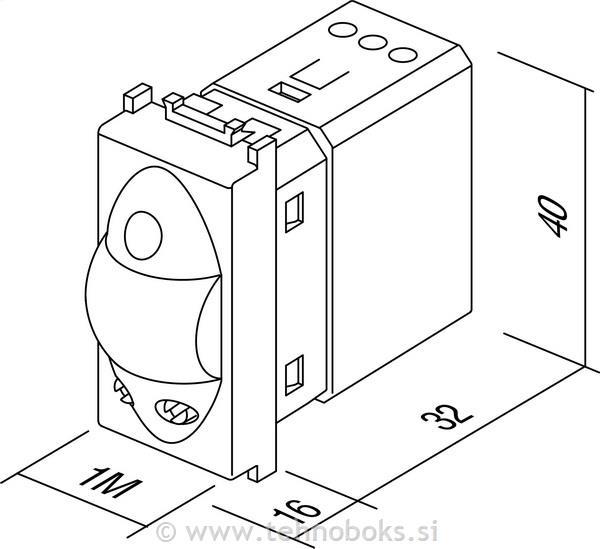 Stikalo modul IR senzor bel