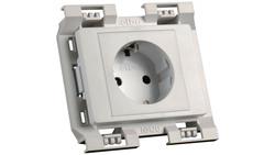 Vtičnica AT mod SET 1xšuko 2M bela