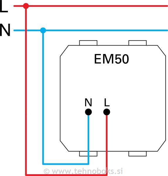 Svetilka orientacijska LED bela