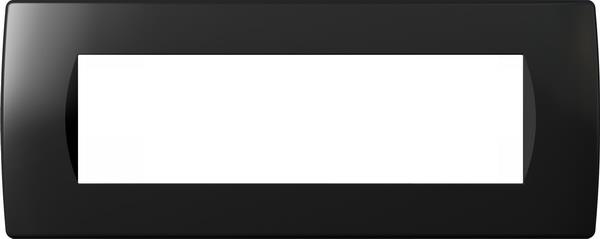 Okvir okrasni modul soft 7M črn sijaj