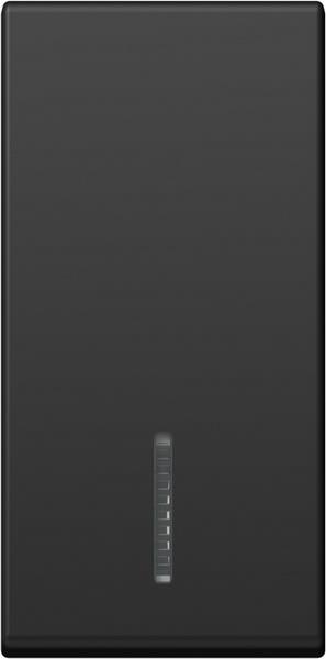 Tipka modul 1M osvetljena črna