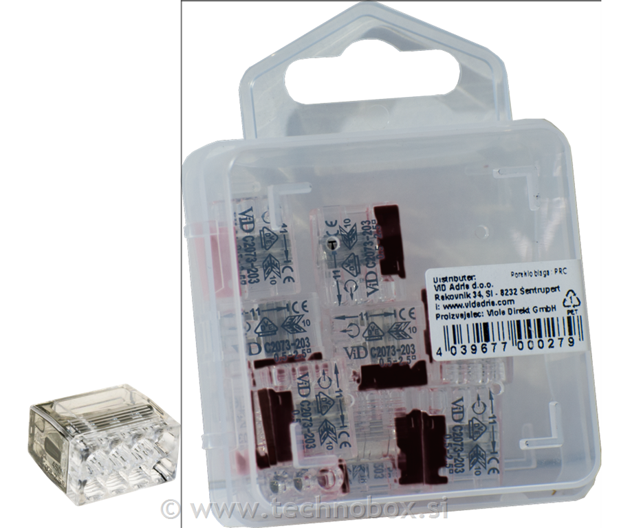 Sponka hitra 8x0,5-2,5mm2 blister