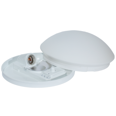 Svetilka plafonjera s senz. PIR IP44 E27