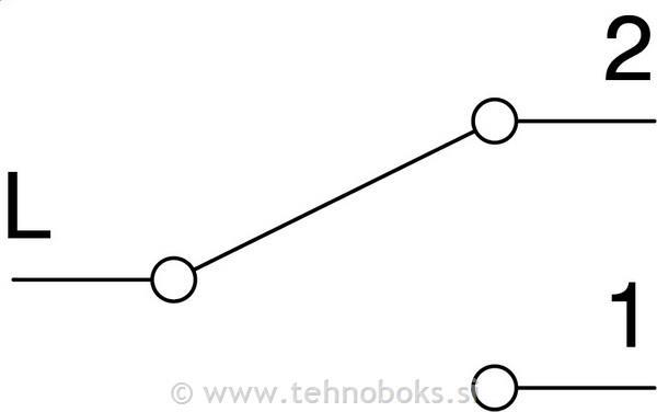 Stikalo EKONOMIK menjalno srebrno