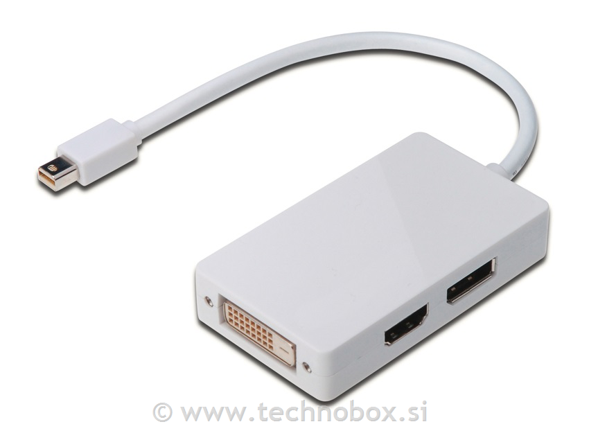 Adapter MINI Displayport m - HDMI/DispP/