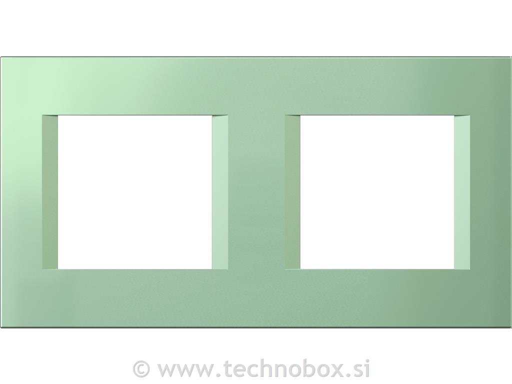 Okvir okrasni modul line 2X2M mat zelena