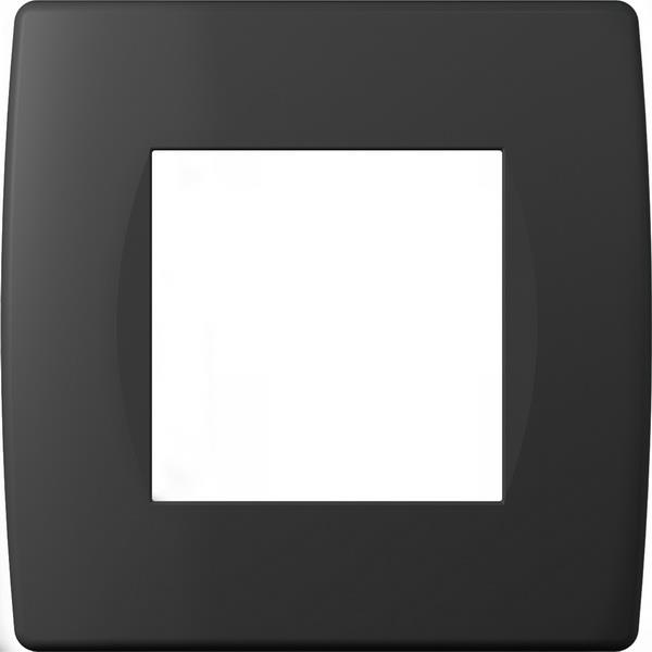 Okvir okrasni modul soft 2M mat črn