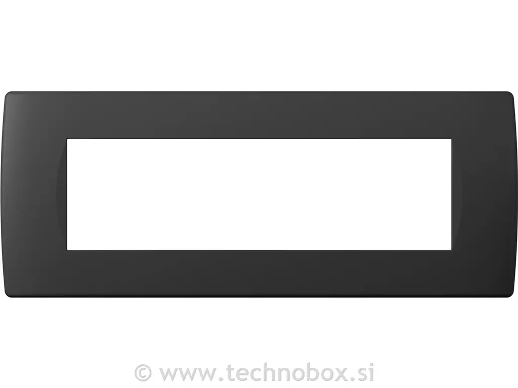 Okvir okrasni modul soft 7M mat črna