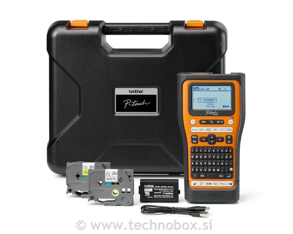 Tiskalnik nalepk Brother PT E560TVP