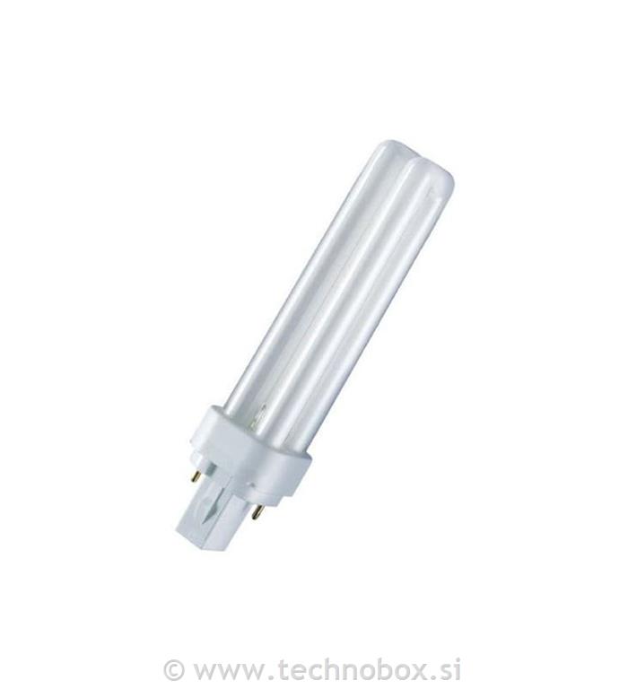 Žarnica varčna dulux D 13W/830 2-pin