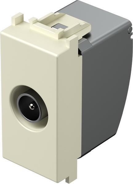 Vtičnica modul TV končna 1M bež